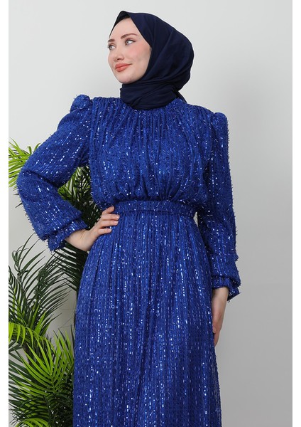 Işılay Tesettür Abiye Saks indirimleri