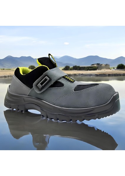 Iş Ayakkabısı Cırtlı Çelik Demir Burunlu 41 Numara Çelik Ara Tabanlı Süet Güvenlik Inşaatçı Ayakkabı indirimleri