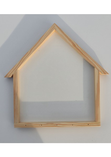 25X30CM Ahşap Çerçeveli Boyanabilir Kapalı Anahtarlık Panosu Beyaz fiyatları