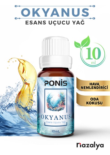 Hava Nemlendiriciler Için Uçucu Oda Koku Yağı Esansiyeli Okyanus 10 Ml.