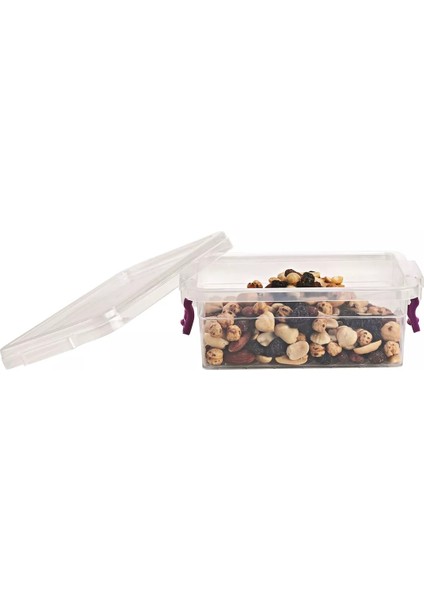 1,25 Lt Plastik Saklama Kabı 2 Adet 13X20X8