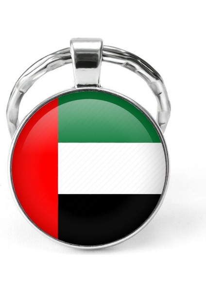 Birleşik Arap Emirlikleri United Arab Emirates Bayrağı Anahtarlık Bayrak Ülke Anahtarlığı