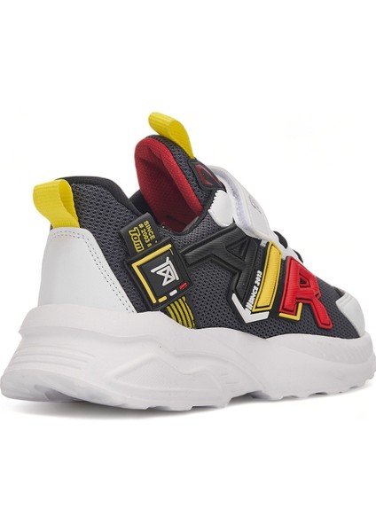 Günlük Erkek Kız Çocuk Sneaker Lastik Bağcıklı Cırtlı Hafif Nefes Alabilen Spor Ayakkabı 080