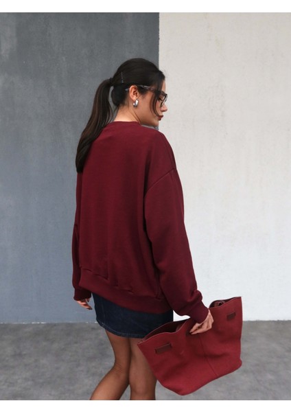 Bisiklet Yaka Teddy Bear Sweat indirimleri