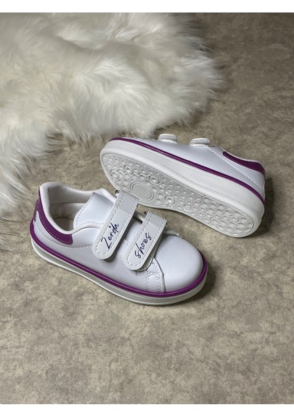 Günlük Erkek Kız Çocuk Sneaker Cırtlı Dikiş Detaylı Kalın Tabanlı Rahat Hafif Spor Ayakkabı 525PF fırsatları