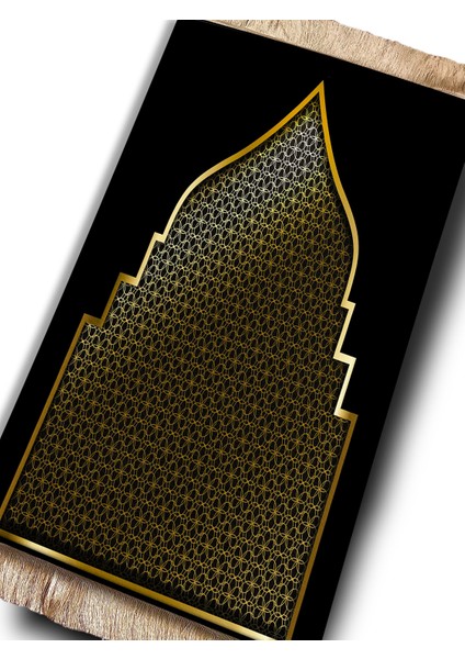 Kadife Seccade Çeyizlik Namazlık Keten Astarlı 70x120 cm