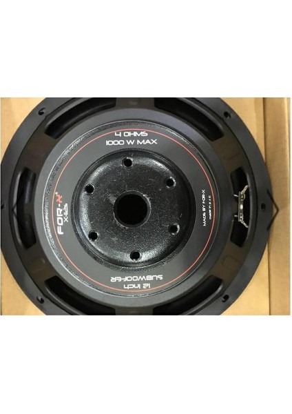 For-X X-112S 30 cm 1000 Watt 250 Rms Subwoofer Kabinli Bass indirimleri