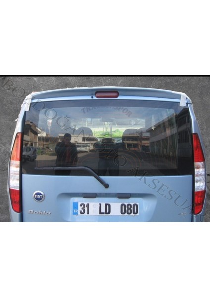Fiberaksesuar Fiat Doblo 2001-2009 Siyah Spoiler