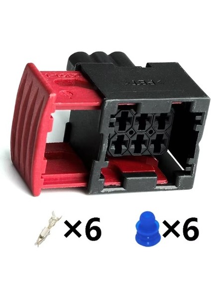 Soket 6 Kablo Tesisat Konnektörü Tyco Amp 1-965425-1 İş Makina Forklift Set 1 Adet fiyatları