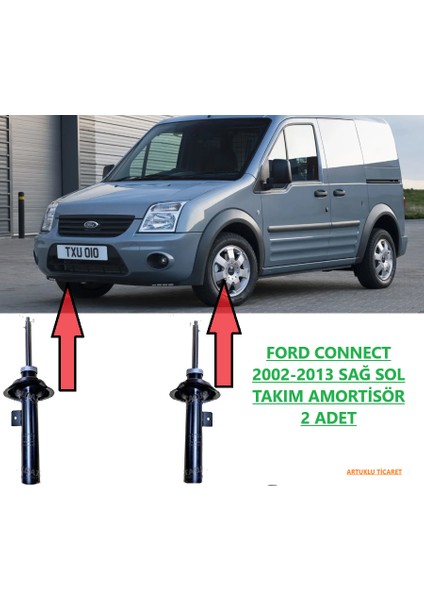 Ford Connect 2002-2013 Ön Amortisör Takım Sağ Sol 2 Adet