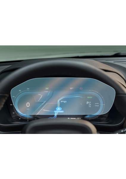 Volvo XC60 12.3 Inç Ekran Koruyucu Dijital Gösterge Parlak