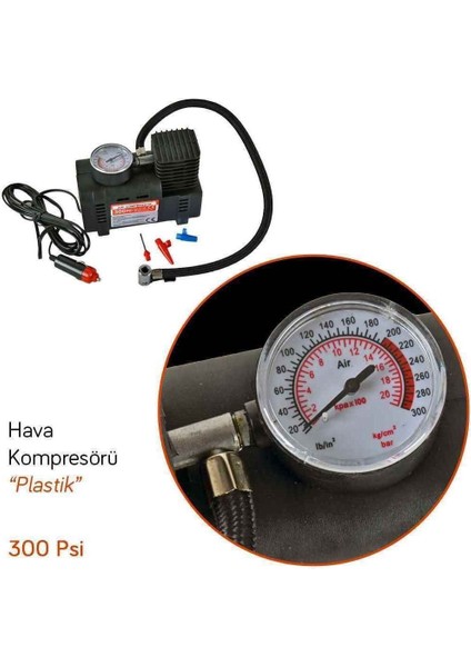 12V Hava Kompresörü 300 Psi Siyah BR2491102 fiyatları