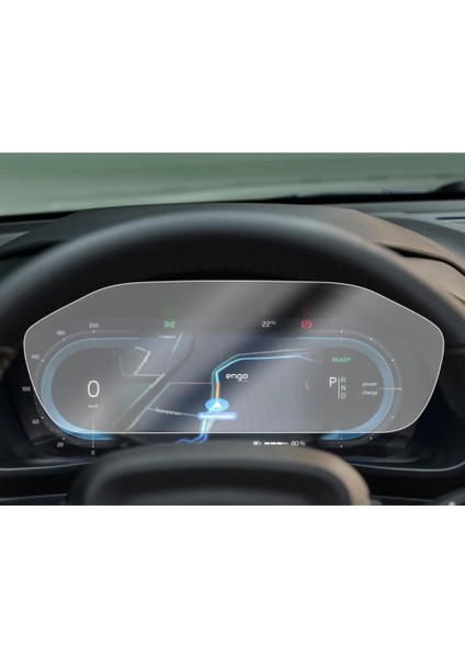 Volvo EX40 12.3 Inç Mat Ekran Koruyucu Dijital Gösterge