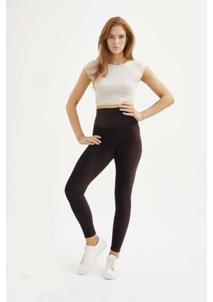 Kadın Kadife French Fitilli Bordo Tayt fiyatları