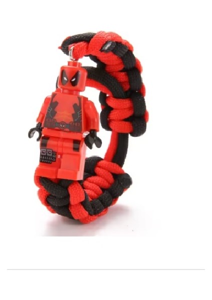 Deadpool LEGO Figürlü Lastikli Bileklik
