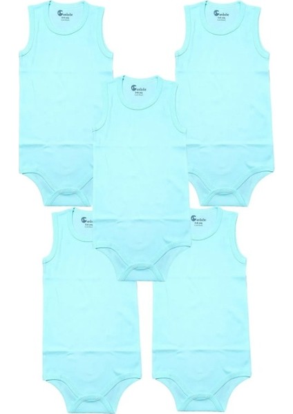 Büyük Boy Çocuk Çıtçıtlı Body 2-3-4-5-6-7-8-9-10-11-12 Yaş Çocuk Body (5 Adet)