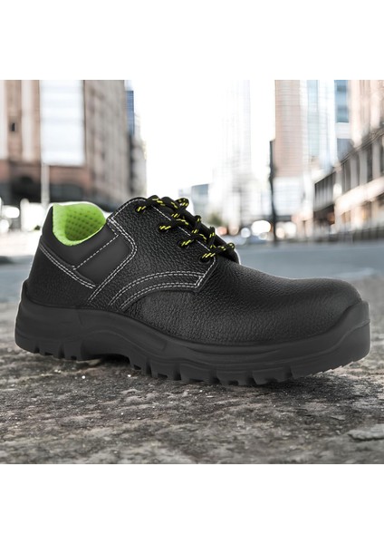 Iş Ayakkabısı Hakiki Deri Çelik Demir Burunlu 44 Numara Bağcıklı Çelik Ara Tabanlı Inşaatçı Ayakkabı fırsatları