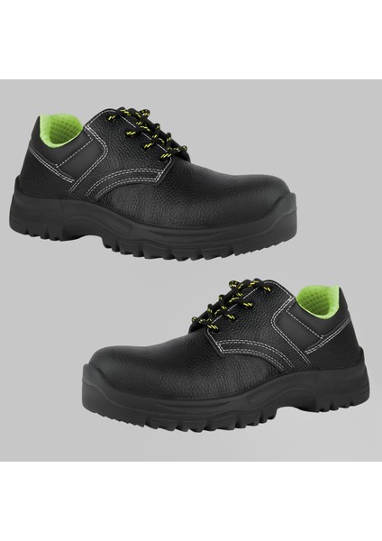 Iş Ayakkabısı Hakiki Deri Çelik Demir Burunlu 44 Numara Bağcıklı Çelik Ara Tabanlı Inşaatçı Ayakkabı indirimleri