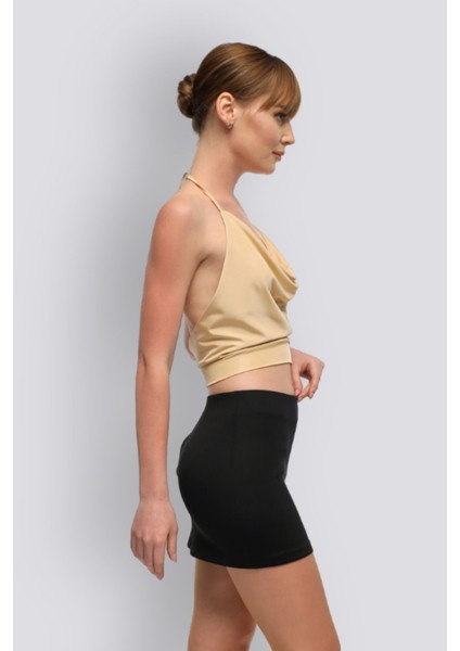 Mu | Slim Fit Mini Etek - Siyah fiyatları