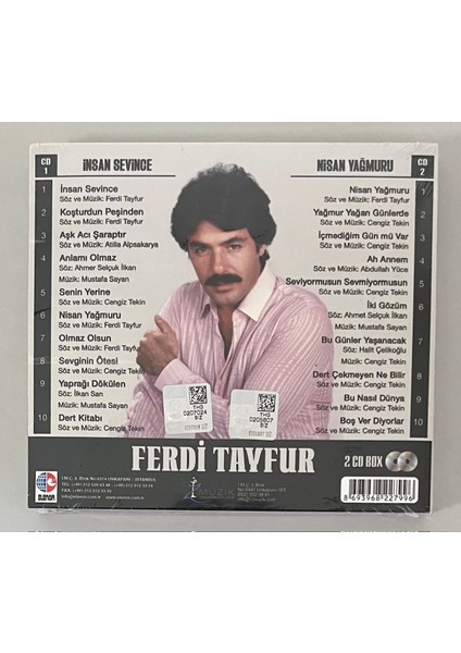 Ferdi Tayfur - İnsan Sevince - Nisan Yağmuru Çift CD