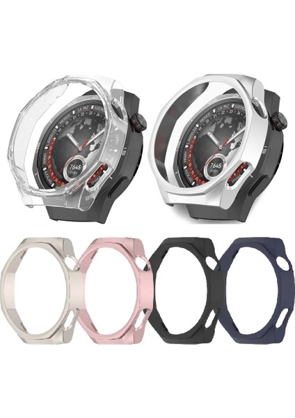 Huawei Watch Gt5 Pro 46MM Için Lazer Silikon Full Kaplama Kılıf Bumper Kılıf