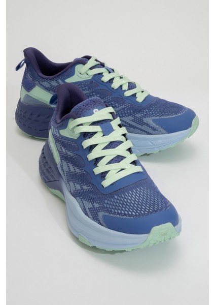 Kadın Spor Kalın Taban Bağcıklı Sneaker Hj 24817Z Mor