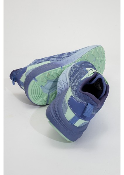 Kadın Spor Kalın Taban Bağcıklı Sneaker Hj 24817Z Mor