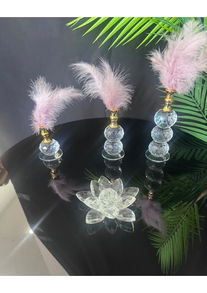 Seraph Gold Dekoratif Tüylük ve Lotus