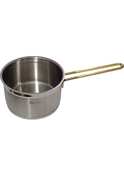 Dilan Gold Kulplu 16 cm Sos Tencere 4022