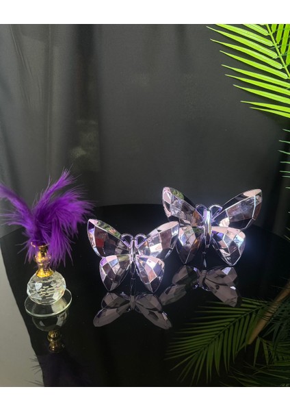 Orion Dekoratif Gold Kelebek ve Tüylük