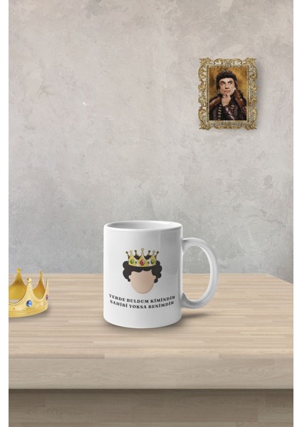 Merch&İce Prens Baskılı Kupa - Yerde Buldum Kimindir Sahibi Yoksa Benimdir