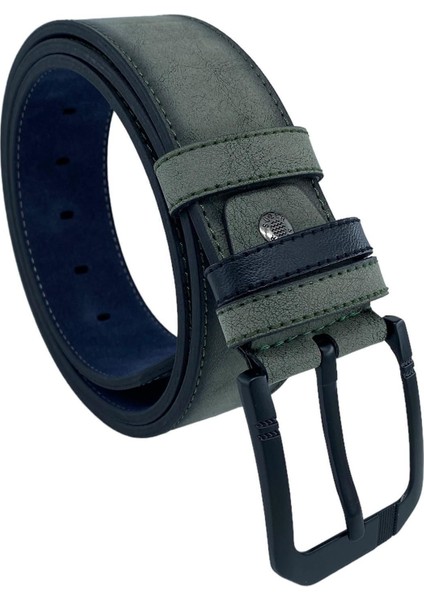 4.5 Cm. Spor Deri Düz Süet Kemer Haki modelleri