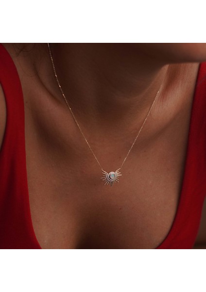Sunrise Opal Kolye