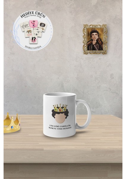 Merch&İce Prens Baskılı Kupa - Leş Gibi Cahillik Koktu Yine Burası