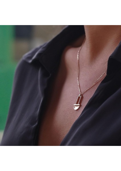 Rose Minimal Kolye