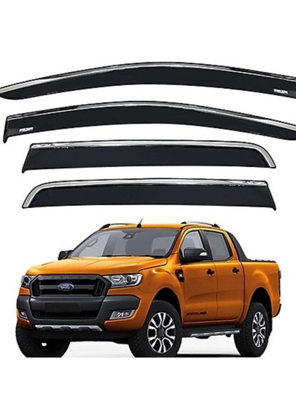 Ford Ranger 2013 Oto Cam Rüzgarlık 4lü Takım