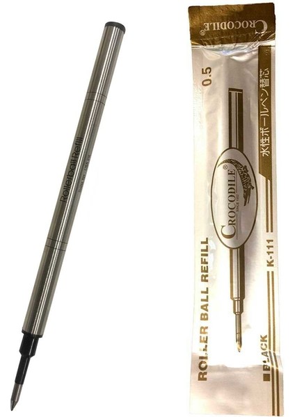 Siyah Roller Kalem Refil Vidasız Model 0.5
