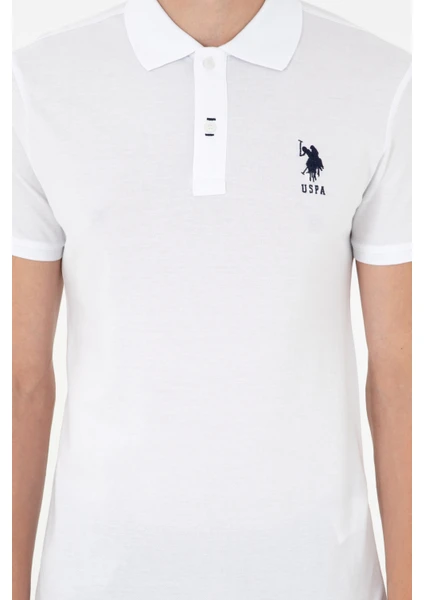 U.S. Polo Assn. Erkek Beyaz Tişört Basic 50284633-VR013