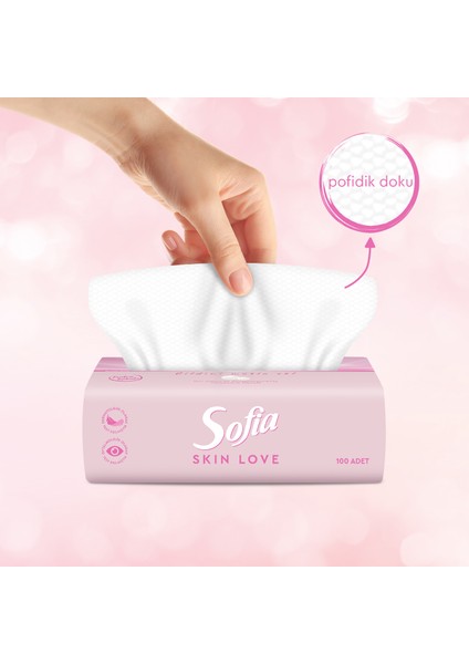 Skin Love Pudra Kokulu Mendil 100'lü