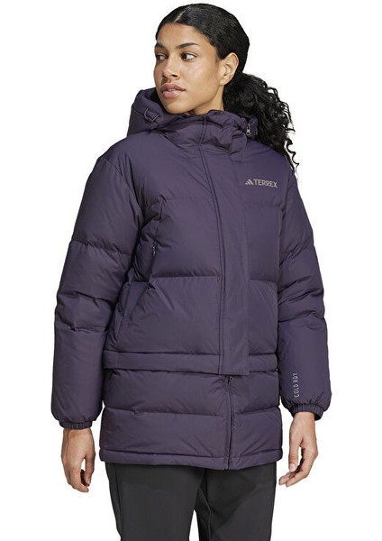 Xpl W Goose Jkt Kadın Outdoor Montu IX7930 Mor