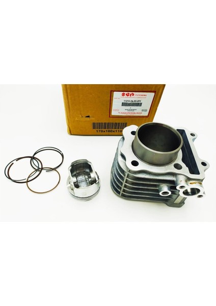 Suzuki Address 110 Silindir Seti Piston Sekman Komplr Orjinal Set -Supermoto