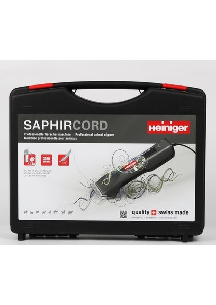 Saphir Cord Elektrikli Evcil Hayvan Kırkma Makinası