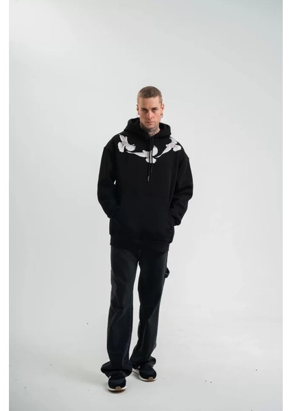 By Kea Uzun Kol Bisiklet Yaka Yıkamalı Sweatshirt - Siyah fiyatları