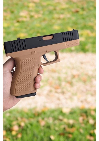 Glock 19 Hareketli Özel Tasarım - Kahverengi