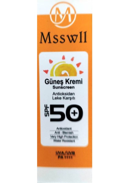 Güneş Kremi SPF50+