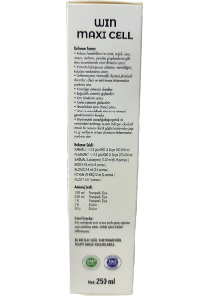 Destekleyici Multivitamin 250 ml (Hastalıklara Karşı Önlem)