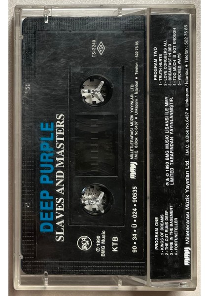 Deep Purple - Slaves and Masters Kaset