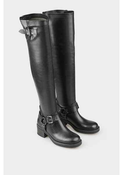 Siyah Kadın Düz Çizme fiyatları