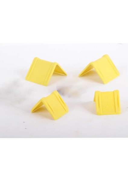 Sarı Plastik Çember Köşe Koruyucu 32MM 1500 Adet (Büyük Boy)