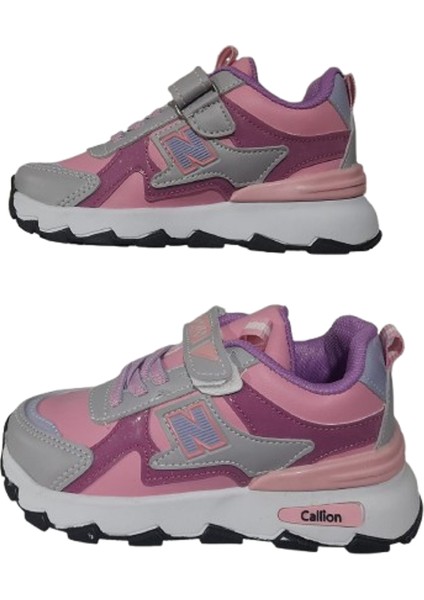 Kız Çocuk Pembe Düz Taban Spor Ayakkabı modelleri